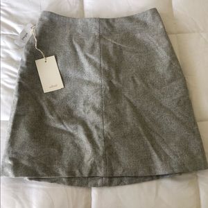 Aritzia/Wilfred Free wool mini skirt